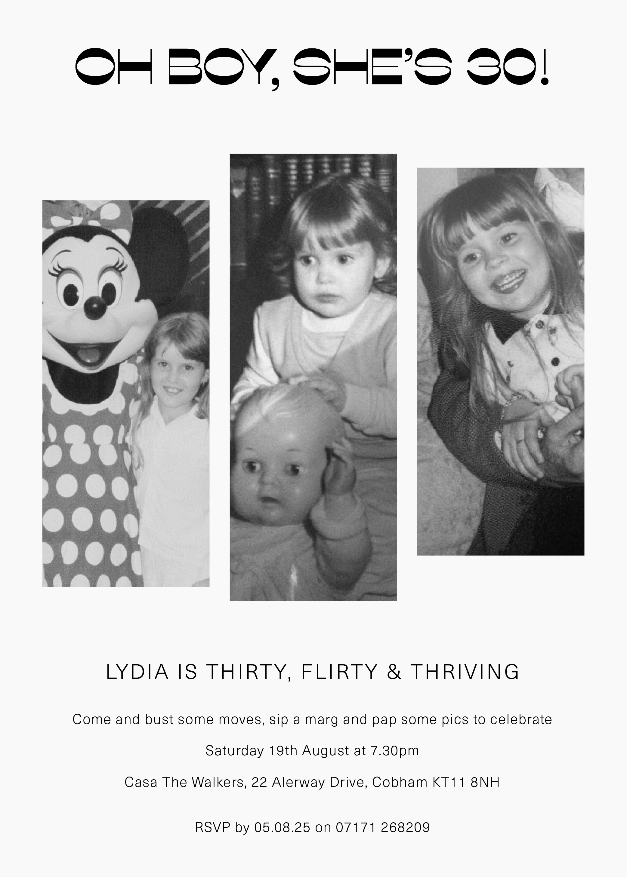Lydia's Photo Invite — Digital