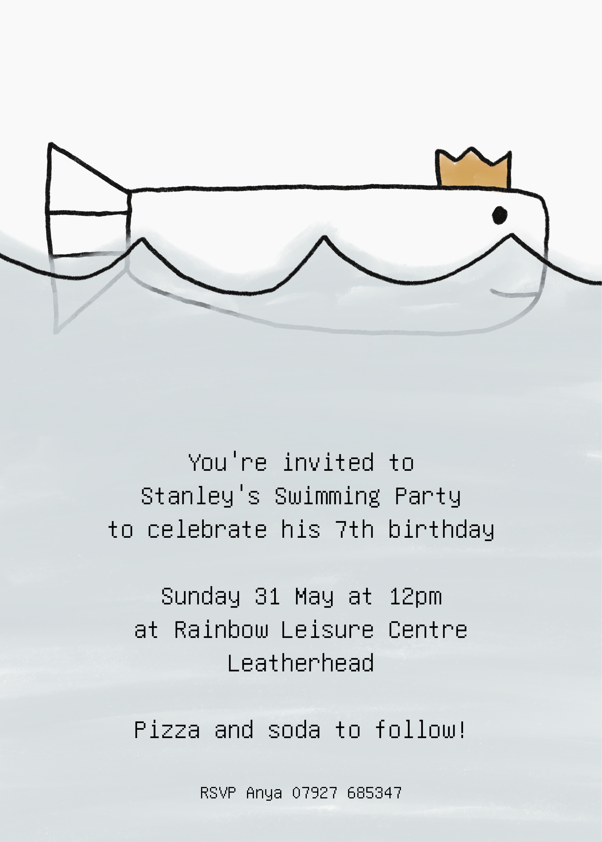 Stan's Whale Invite — Digital