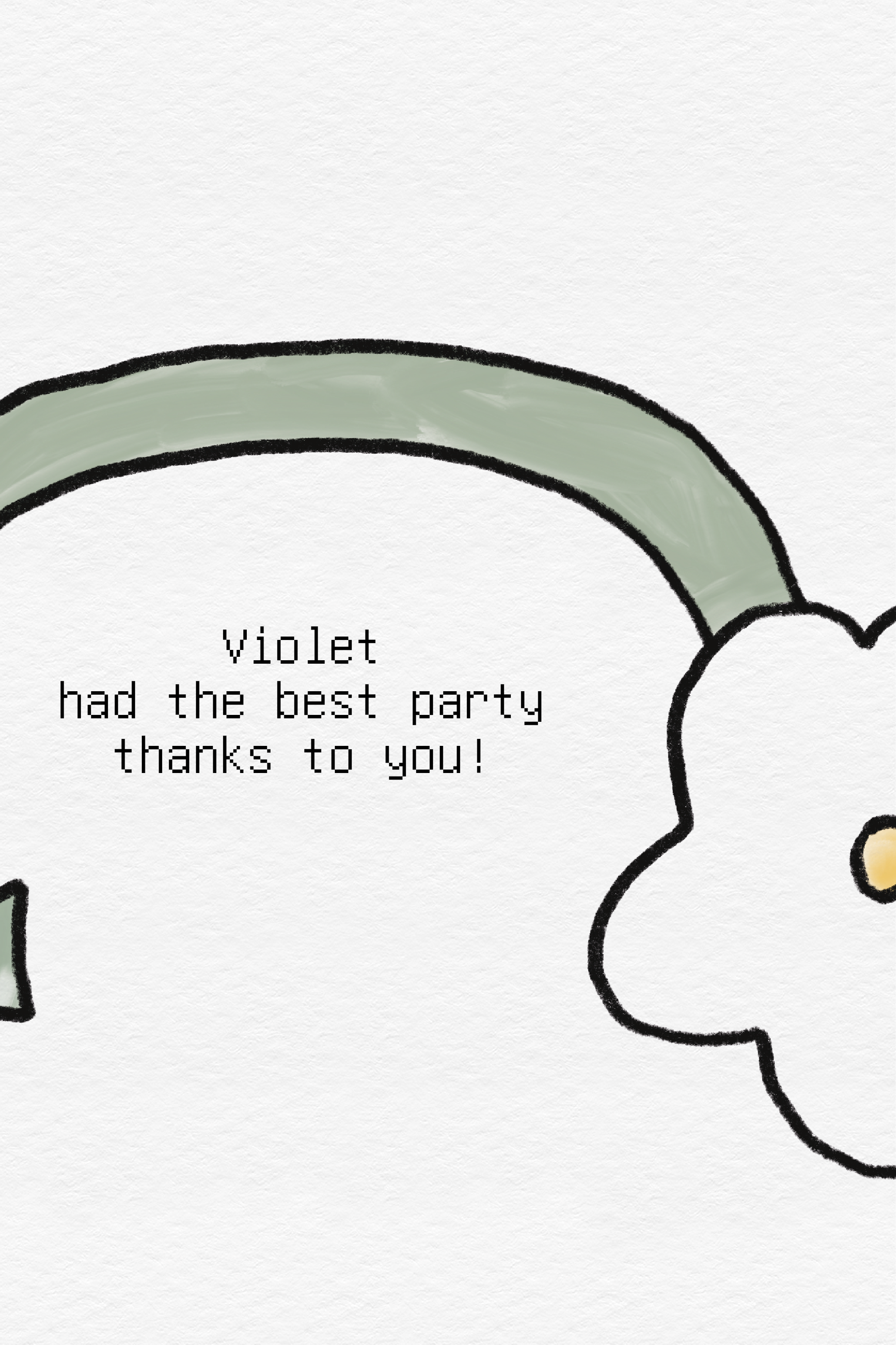 Violet's Thank You Notes — Printed